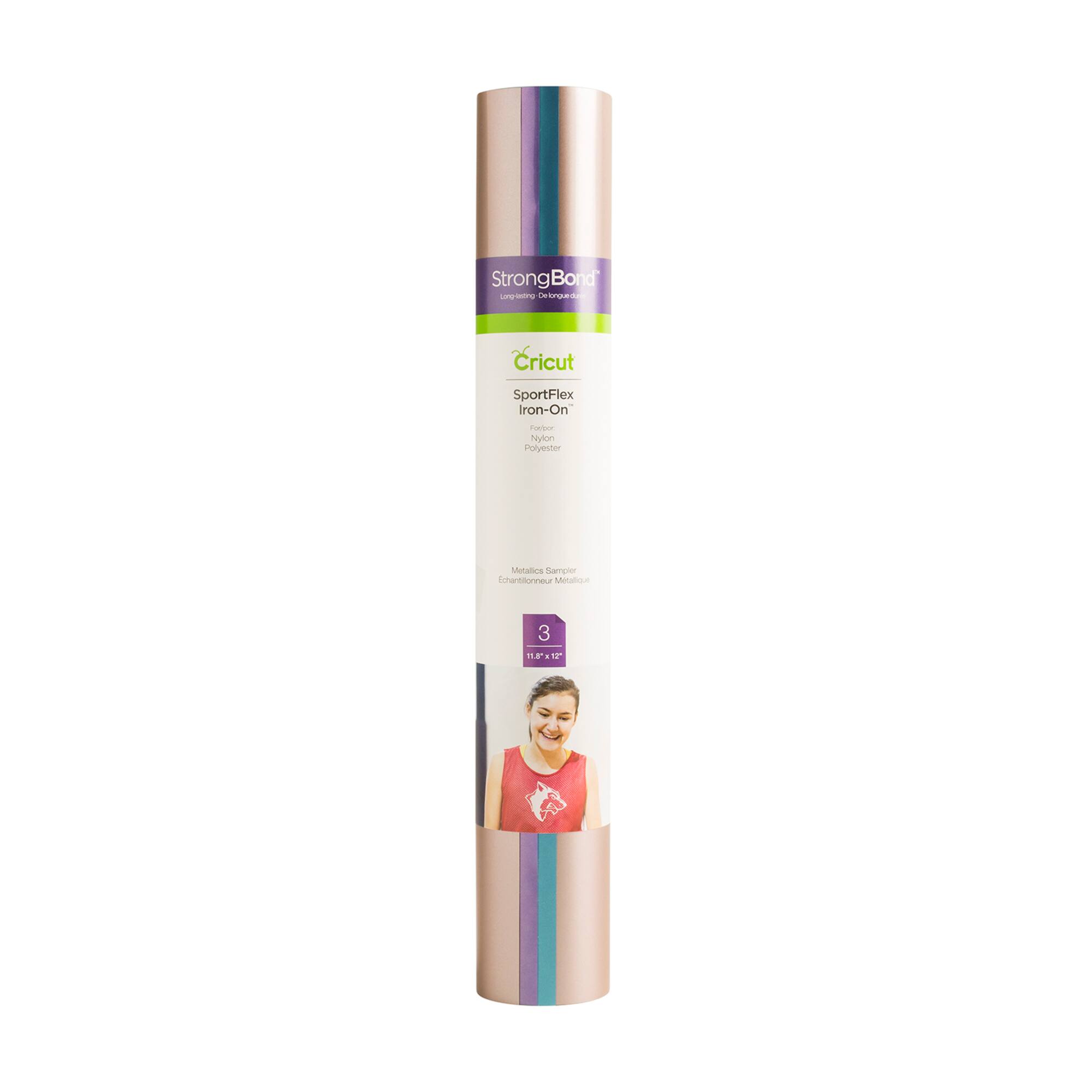 Cricut® Sportflex Iron-on™ Sampler, Metallics